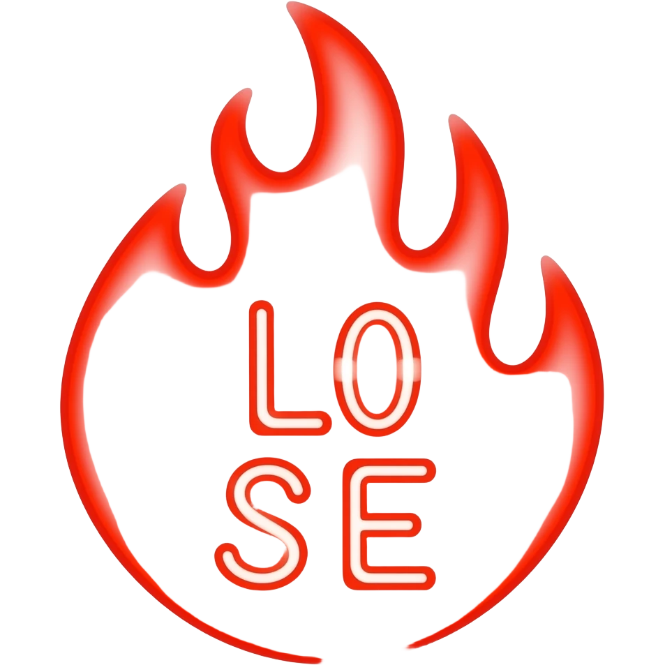 créer moi un emoji avec écrit : No lo sé,  en long et majuscule, en couleur rouge feu, neon emoji