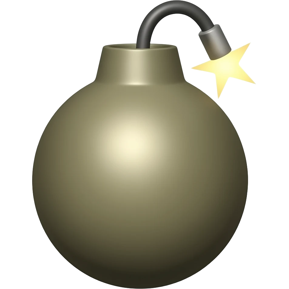bomb emoji