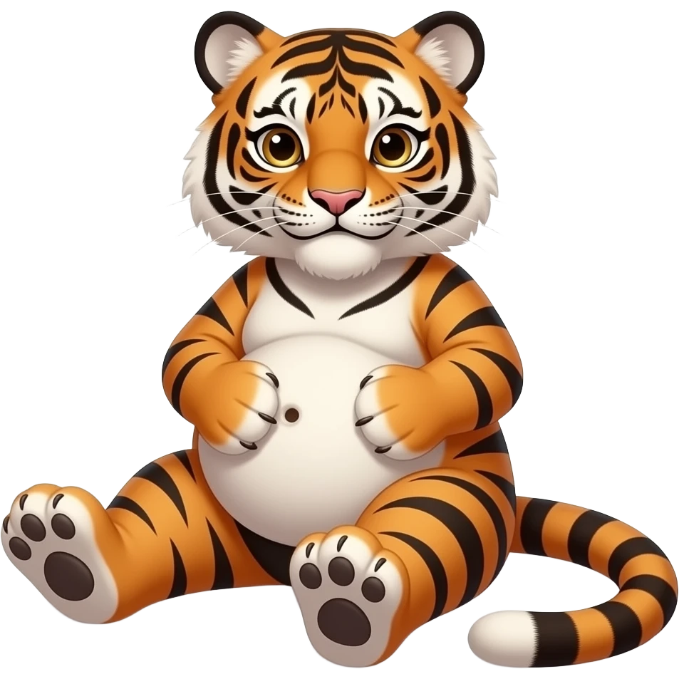 Make this Tiger girl get stuffed,her belly will be so big it would look like she has pregnancy bloating,dare to tickle that Tiger girl’s bellybutton,her gut rumbling echoes loud so you can listen to that full tummy,Tiger girl rolls around. emoji