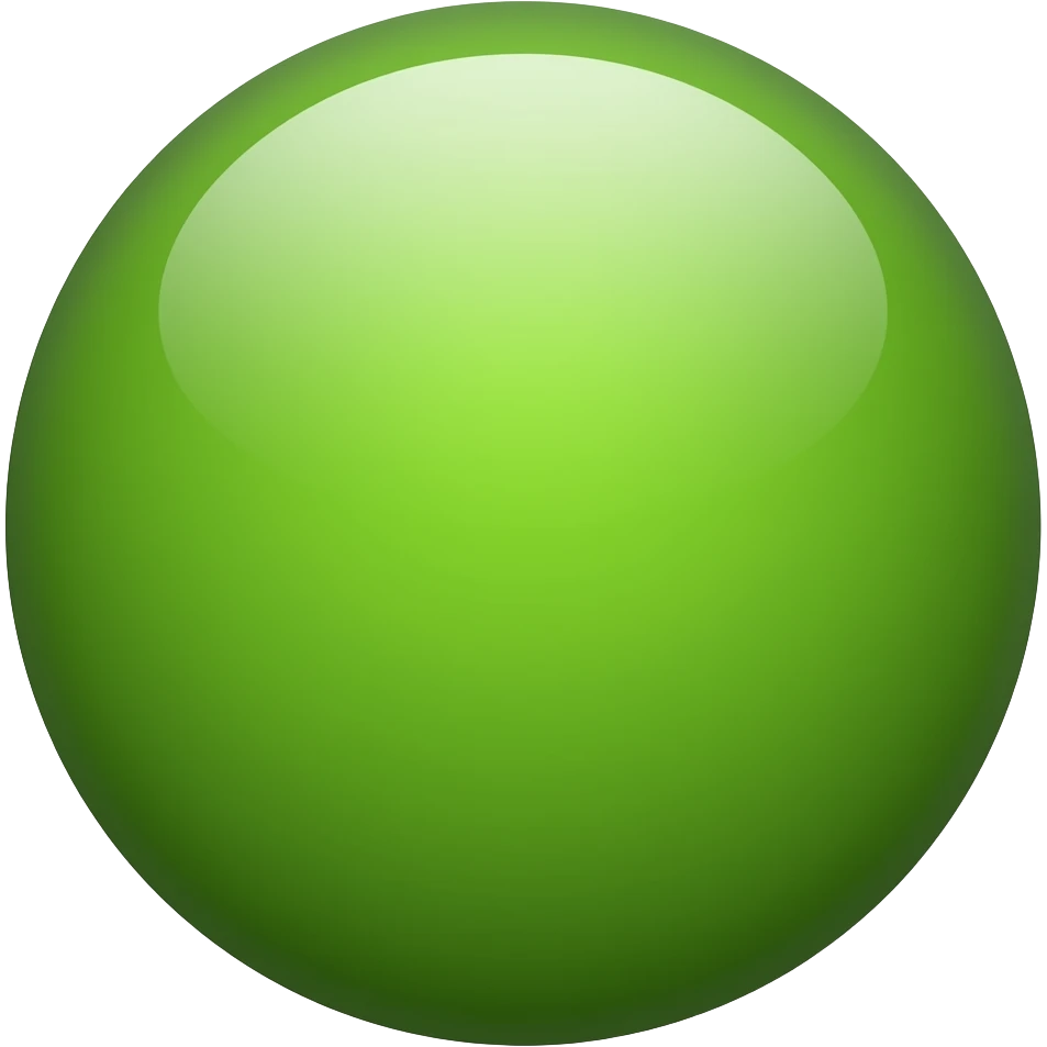 green colour emoji