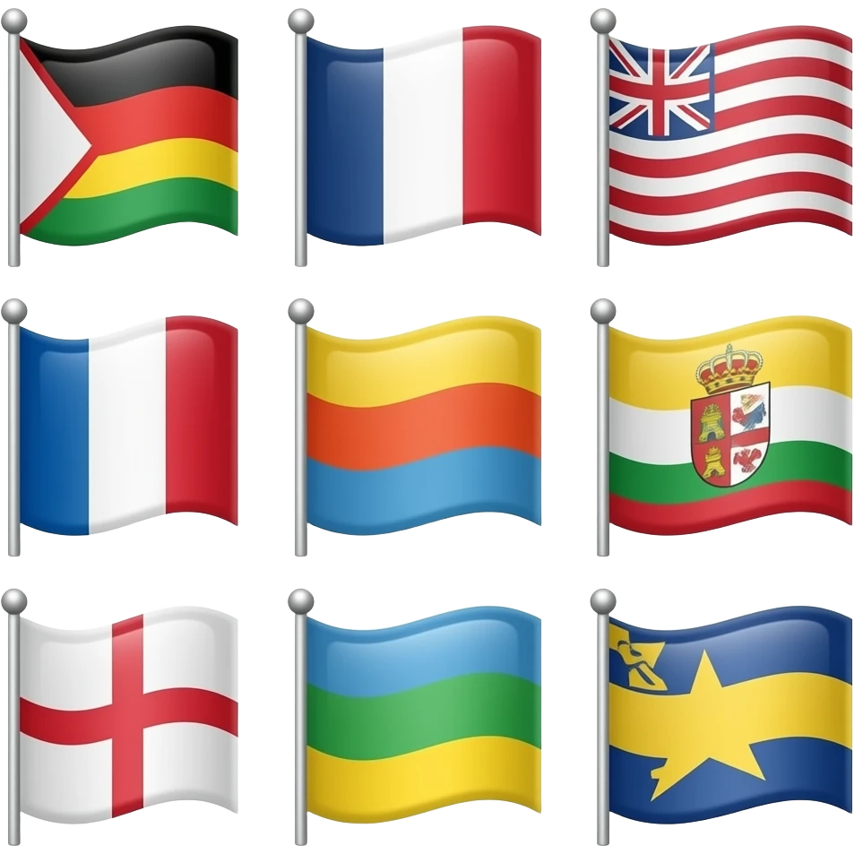 Flag shapes emoji