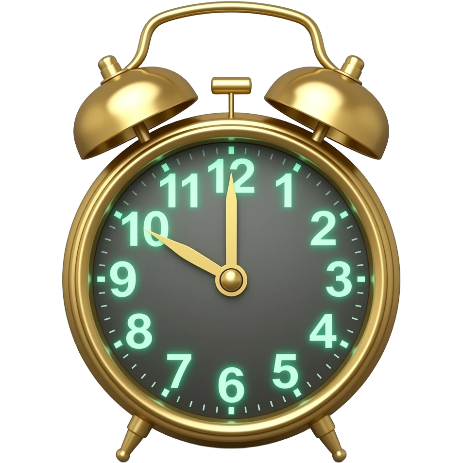 alarm clock emoji