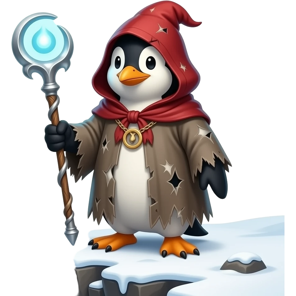 Penguin Wizard emoji
