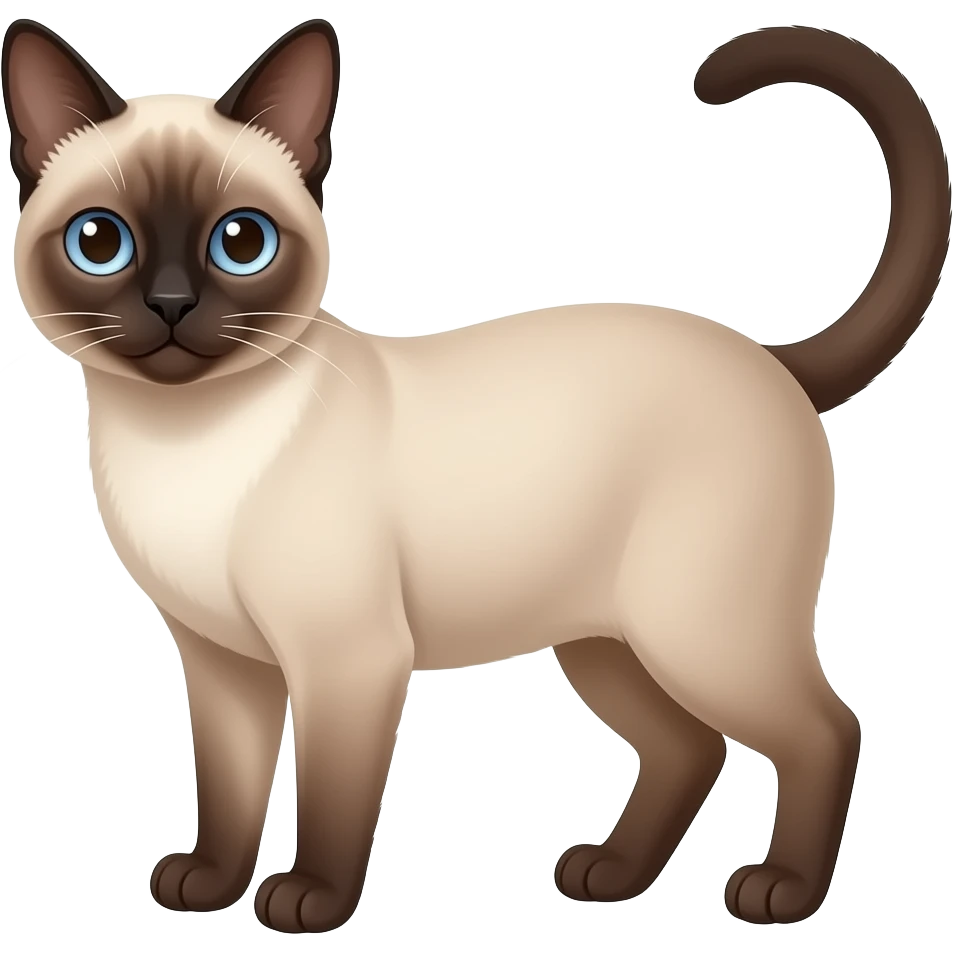 Siamese cat emoji