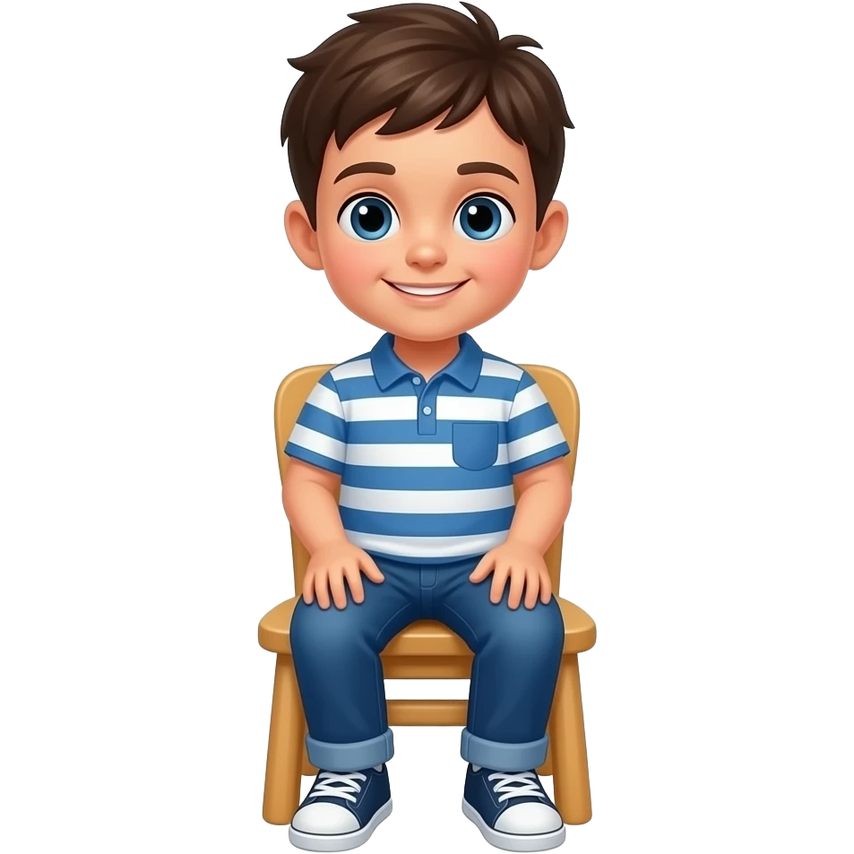 big ted from playschool sitting on chair emoji