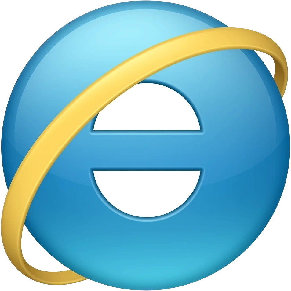 INTERNET EXPLORER logo emoji