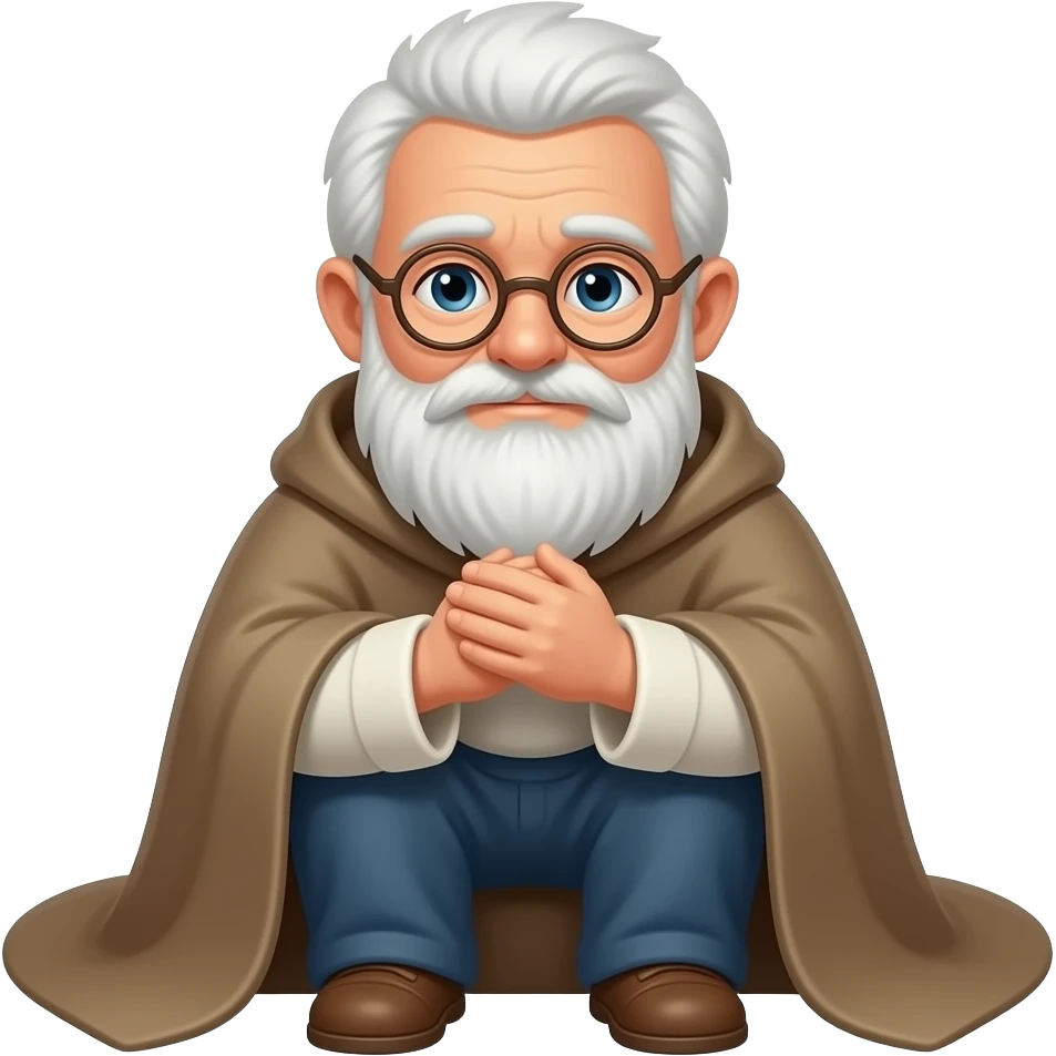 これ以上ないくらい、すごく感謝している品のないおじさん。全身 emoji
