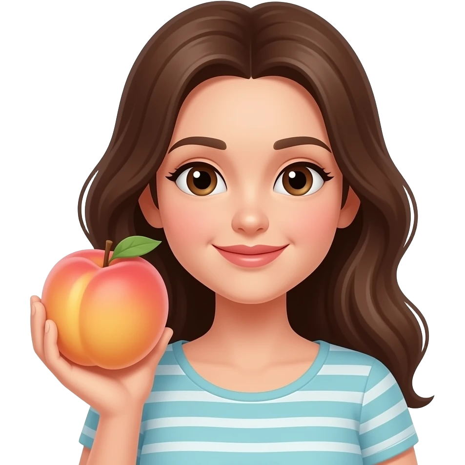 🙎‍♀️🍑 emoji