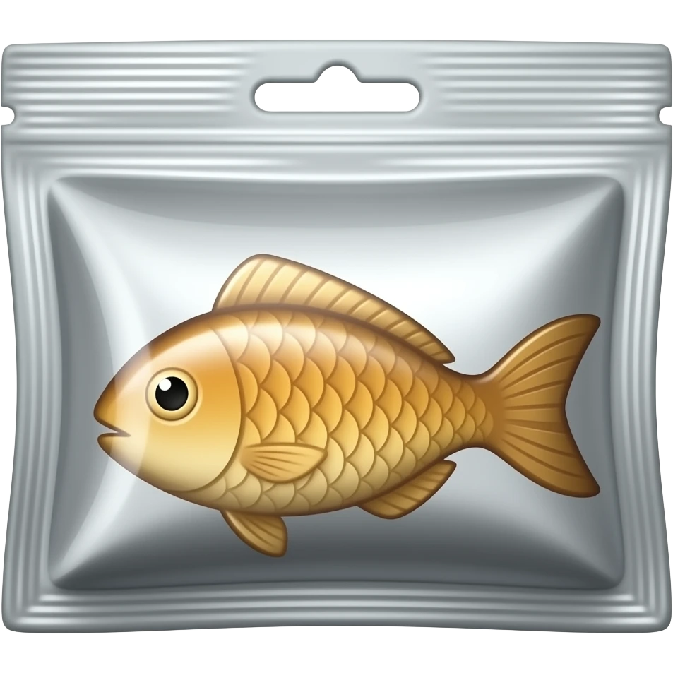fish food packet emoji
