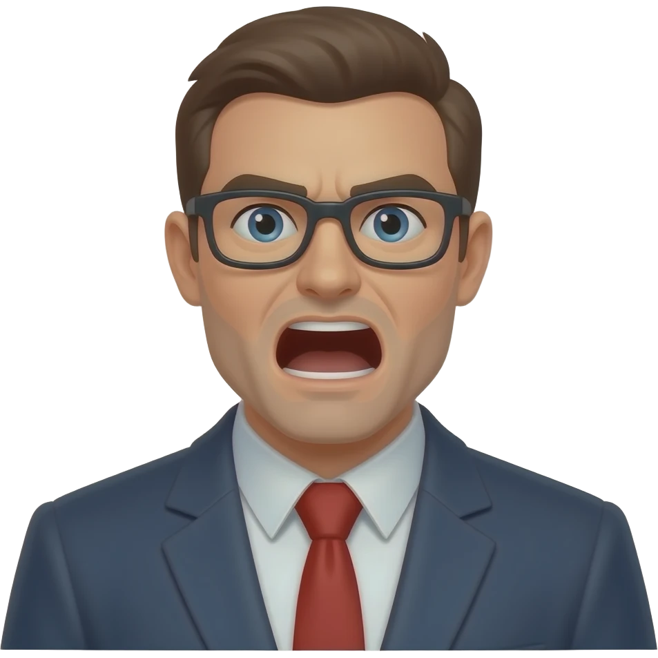 도와달라고 help를 외치는 사장님 emoji