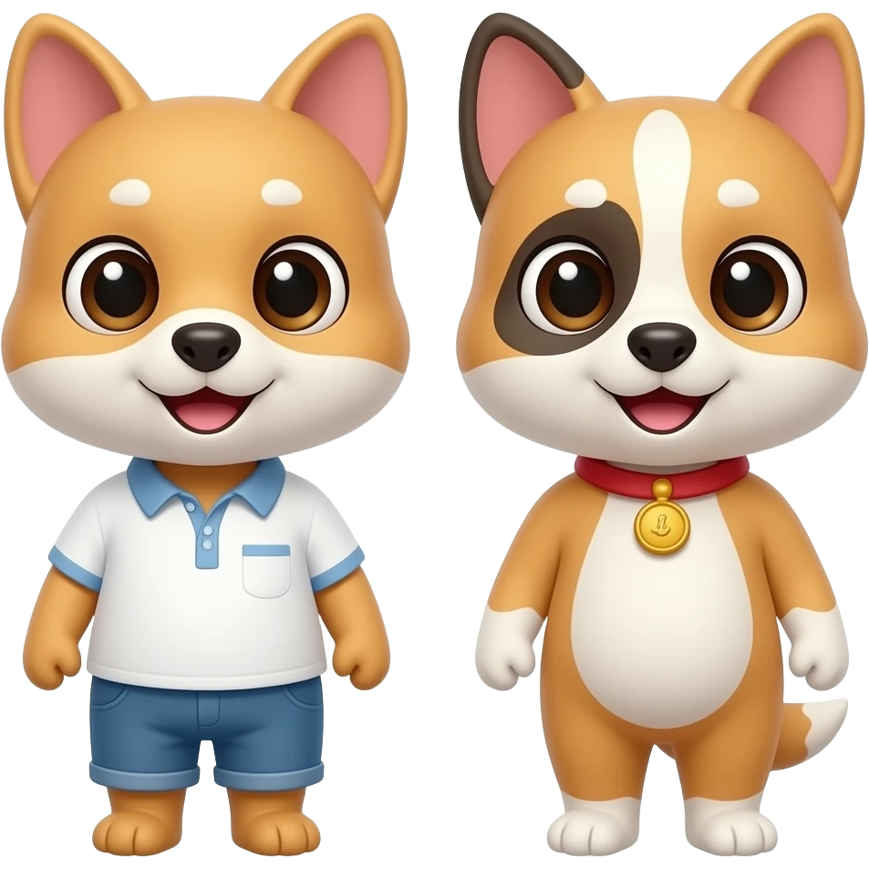 create two cute petula emoji