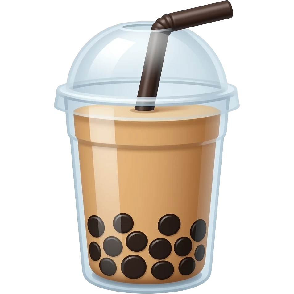 珍珠奶茶大杯 emoji