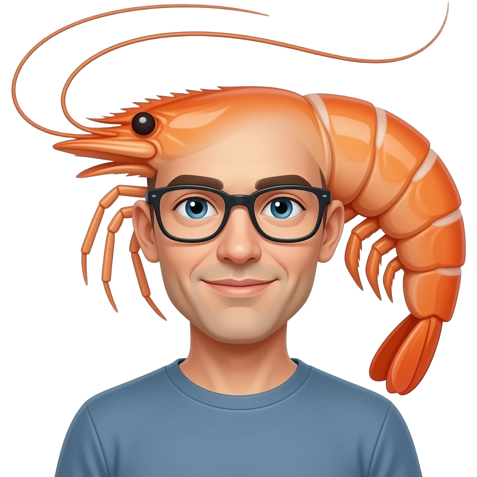 human shrimp emoji