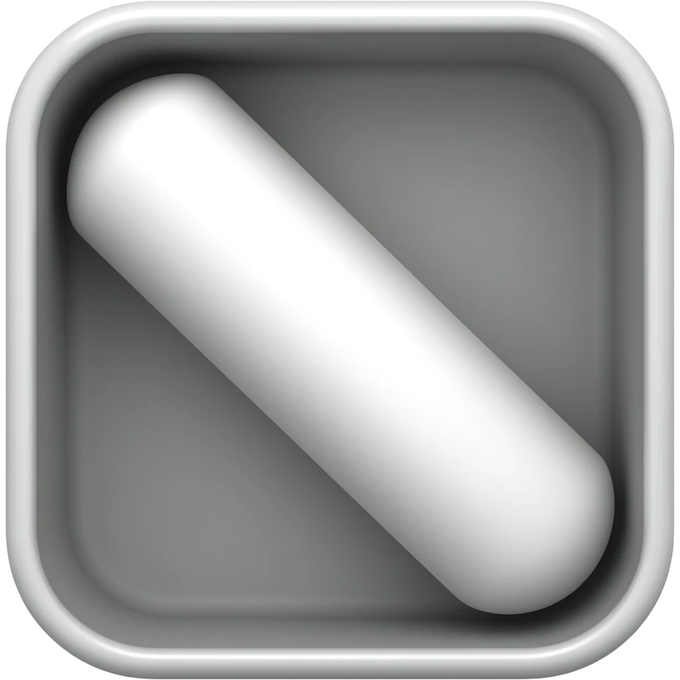 white chalk in a box emoji