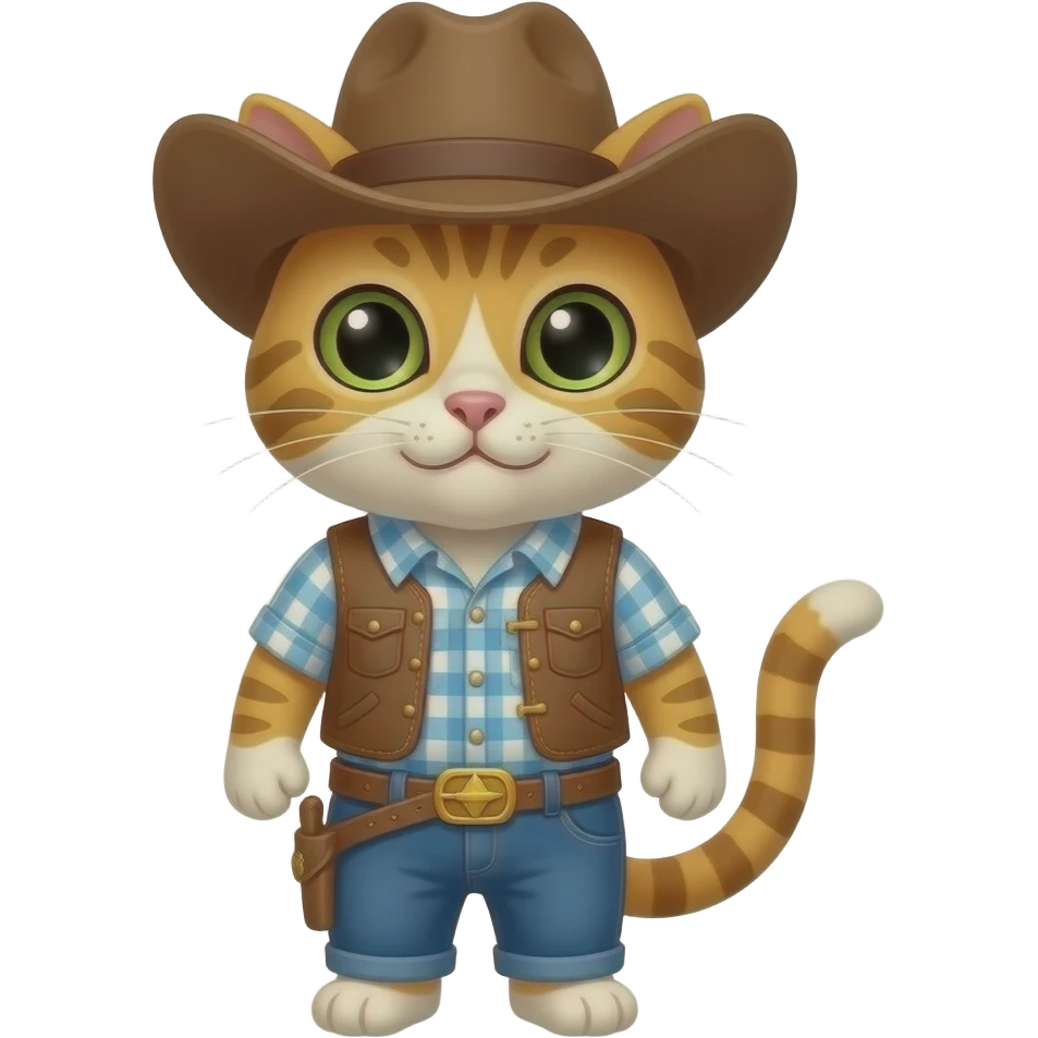 cowboy cat emoji