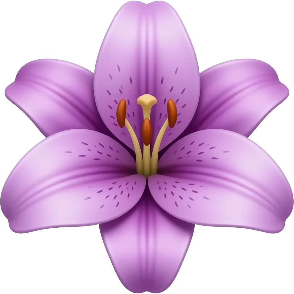 گل لیلیوم بنفش emoji