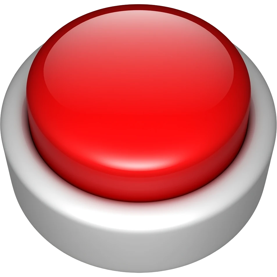 RED BUTTON PERPECTIVE 3D emoji