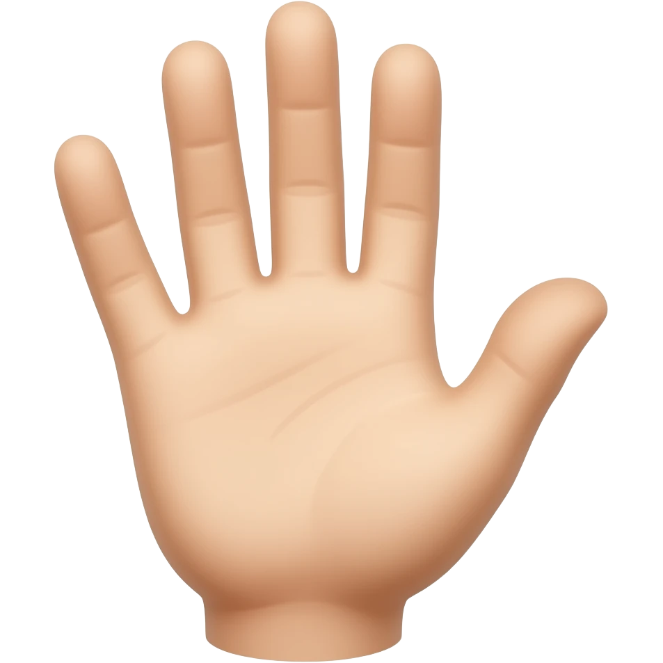 a hand waweing emoji