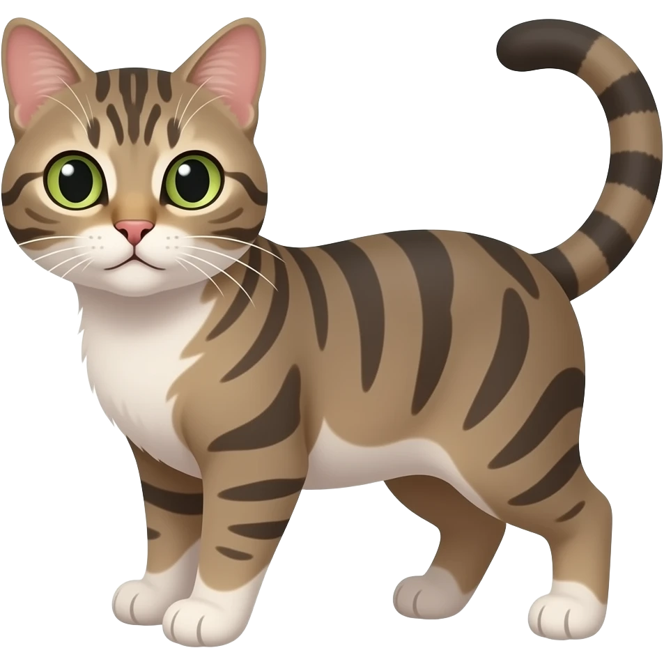 A man cat emoji