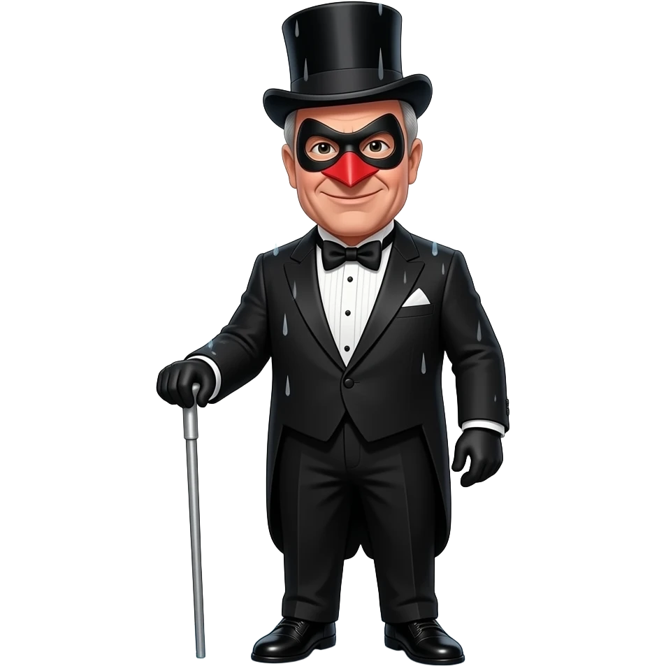 Burgess Meredith as the Penguin emoji