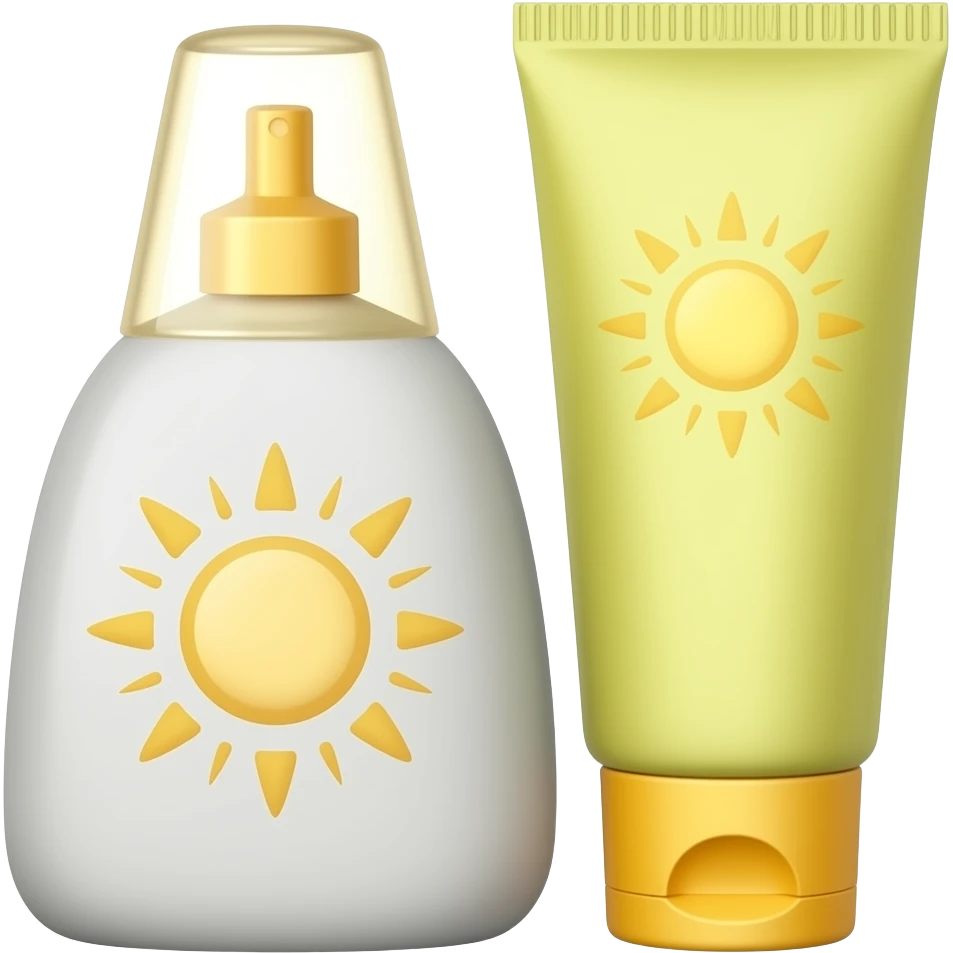 Crème solaire emoji