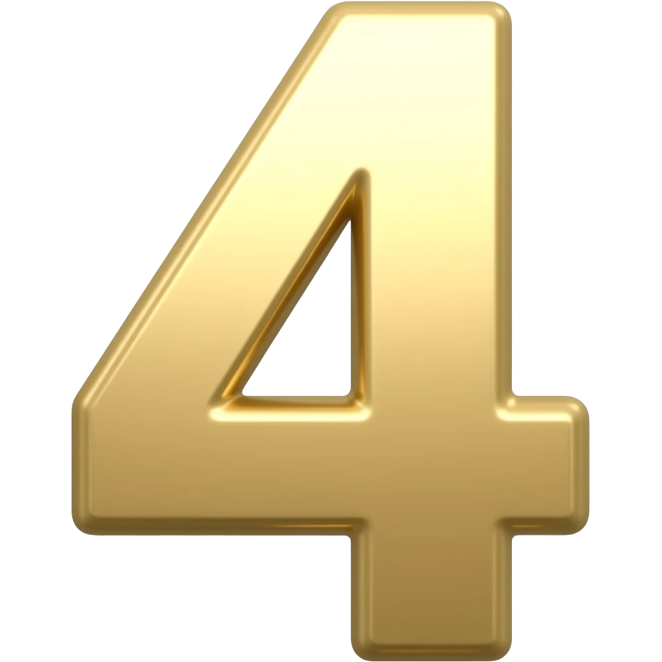 numero 4 emoji