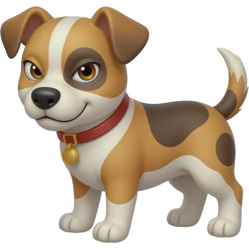 Evil genius puppy emoji