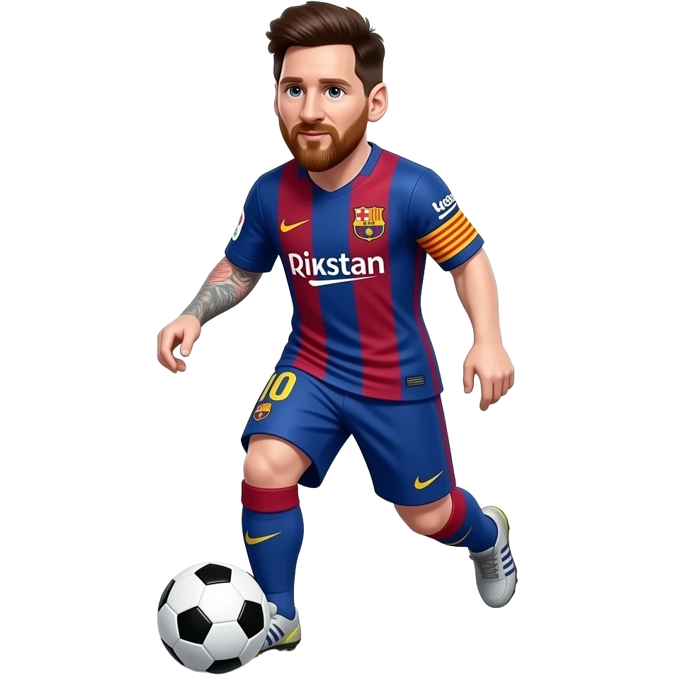 messi barcelona emoji