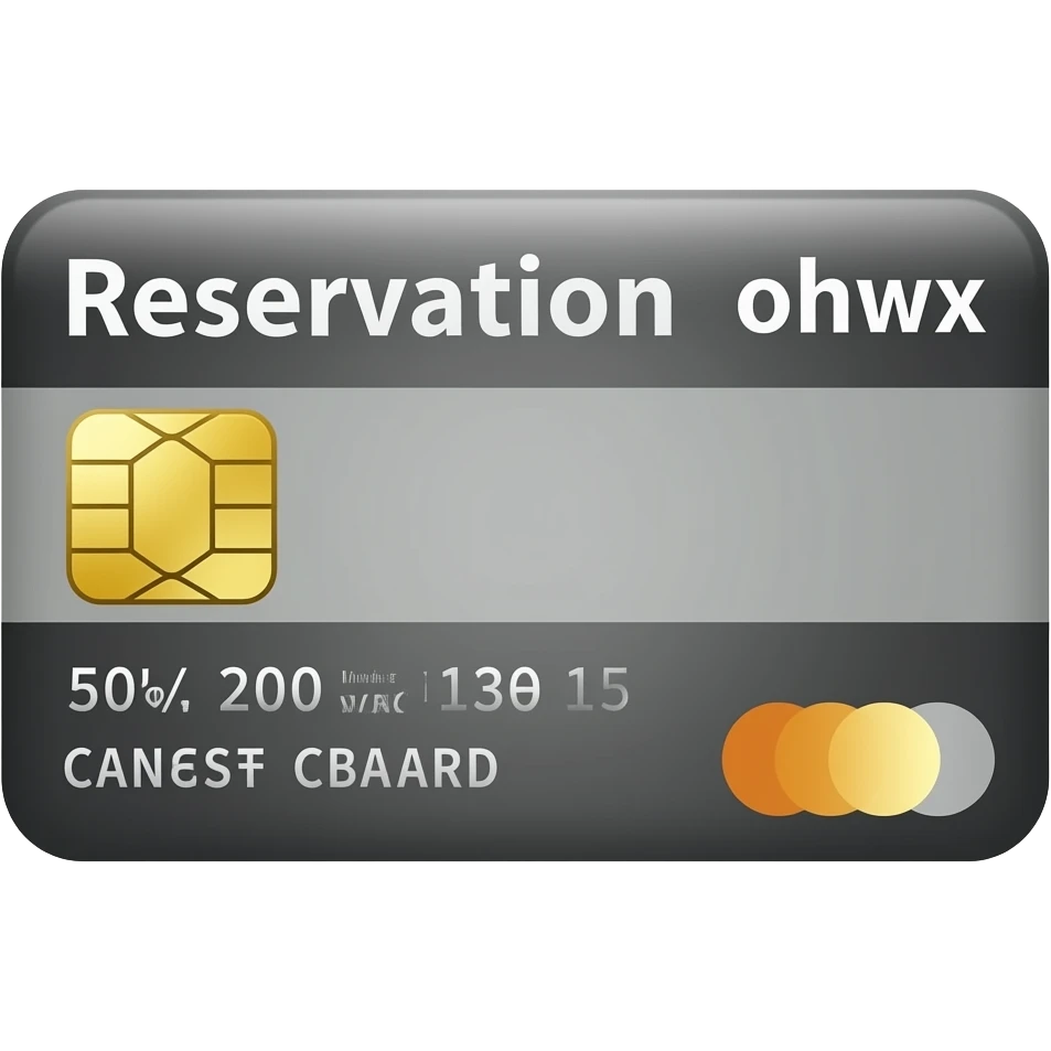 reservation emoji
