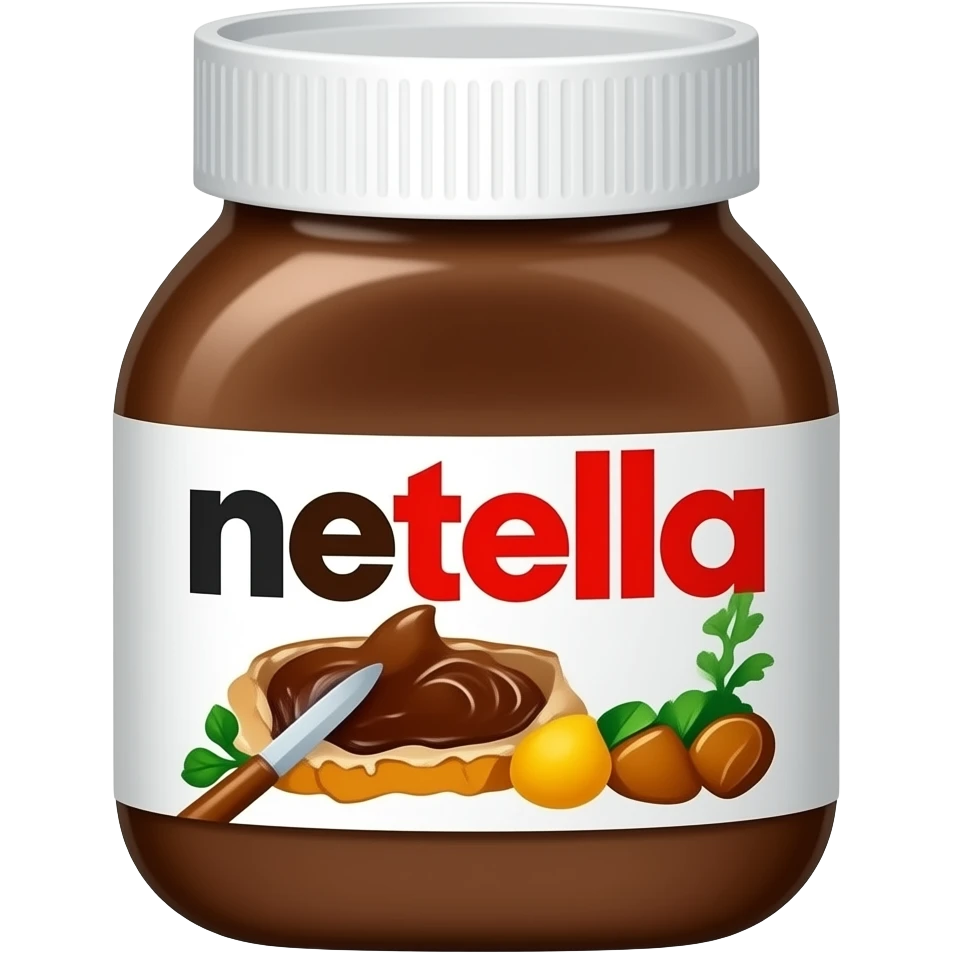 Nutella and chocolate Emoji emoji