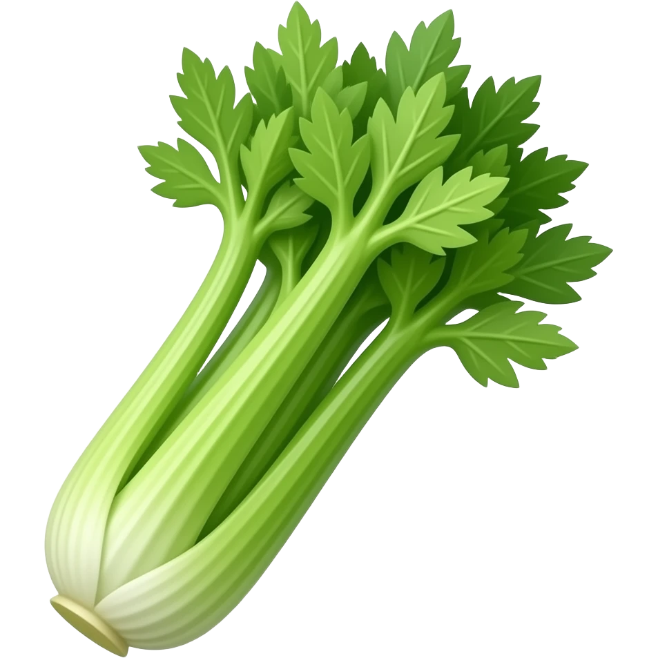 realistic celery emoji