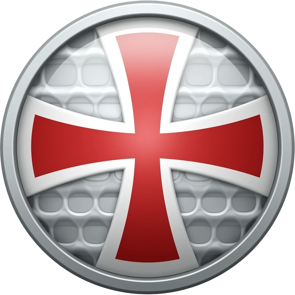 White templar cross emoji