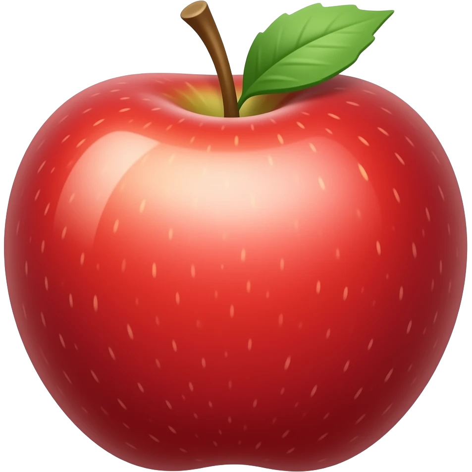 red apple emoji