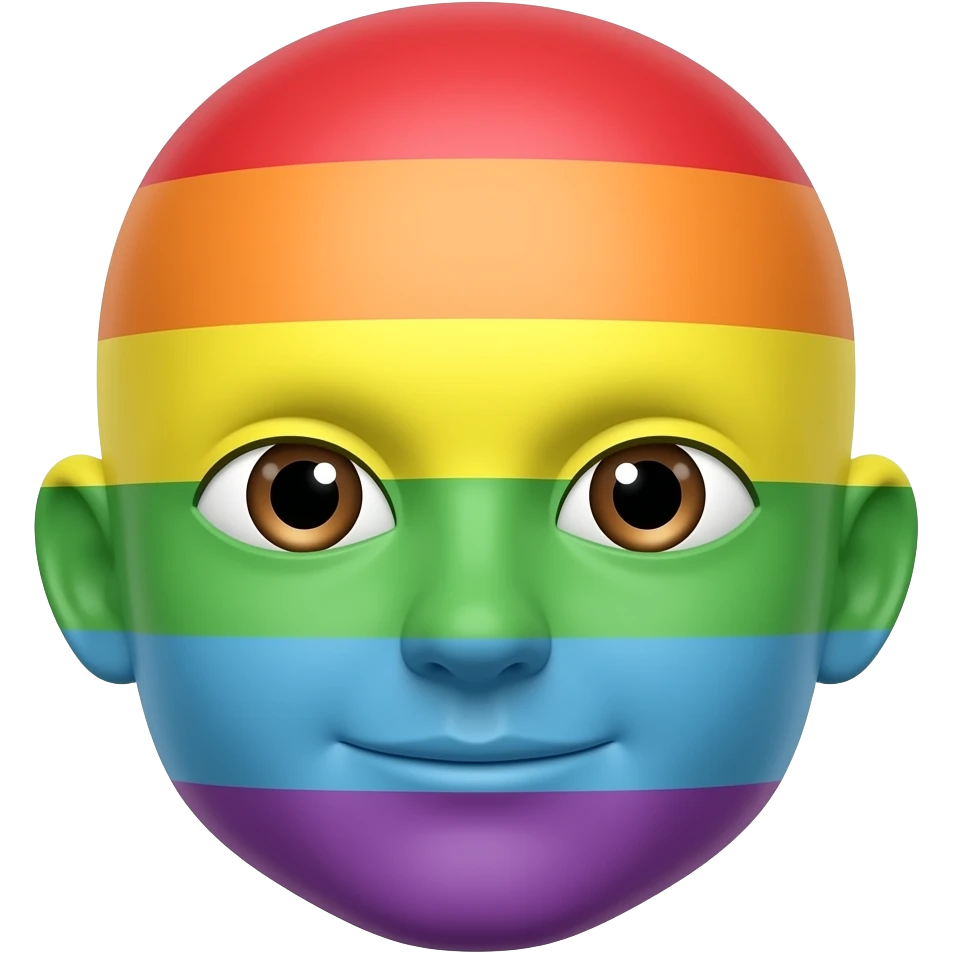 Rainbow Face emoji