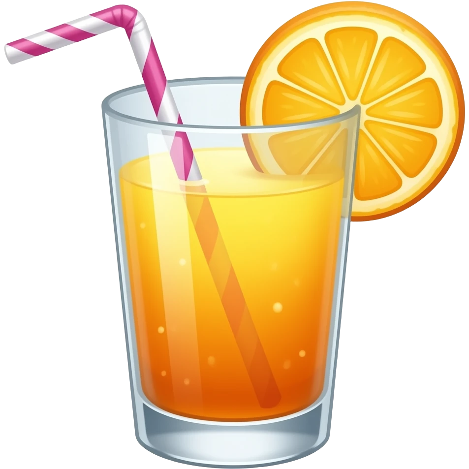 orange tropical drink emoji