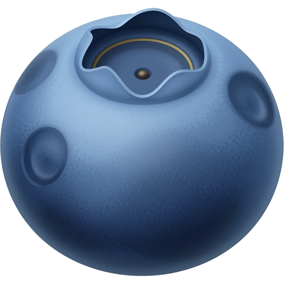 Indigo blueberry emoji