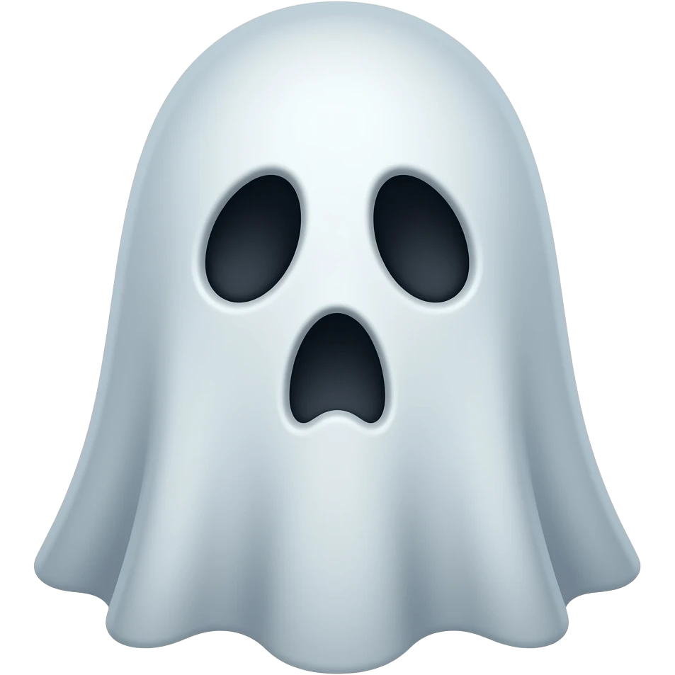 scarry ghost emoji