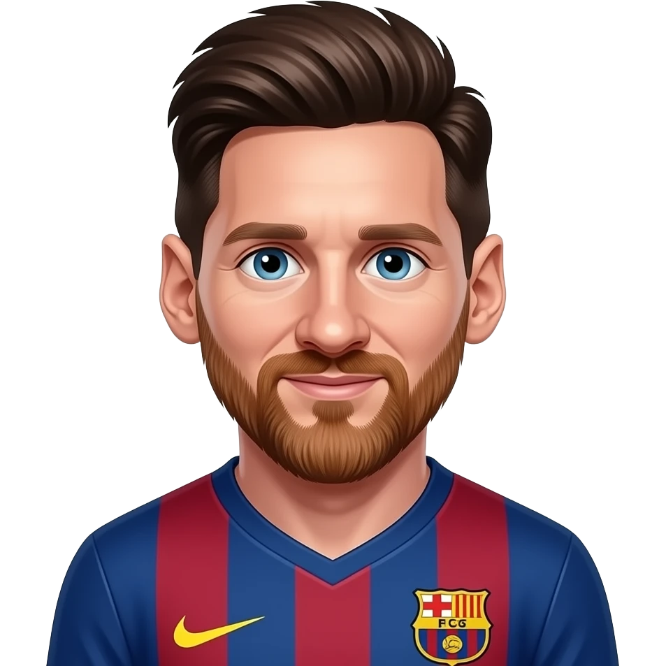 barcelona messi emoji