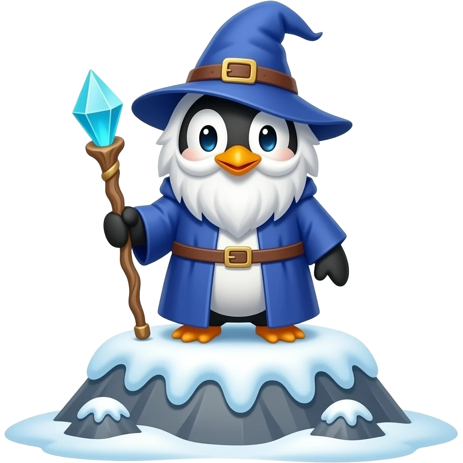 Penguin Wizard emoji