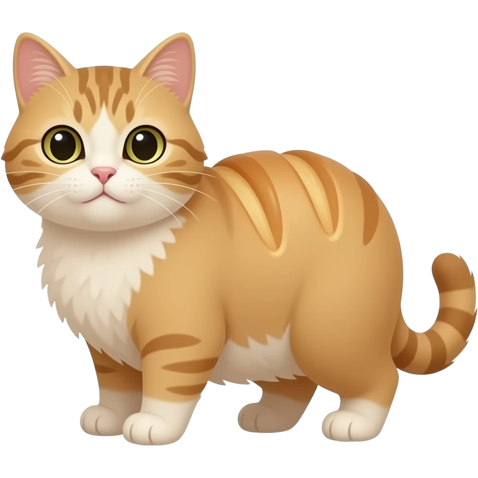 kitty with bread emoji