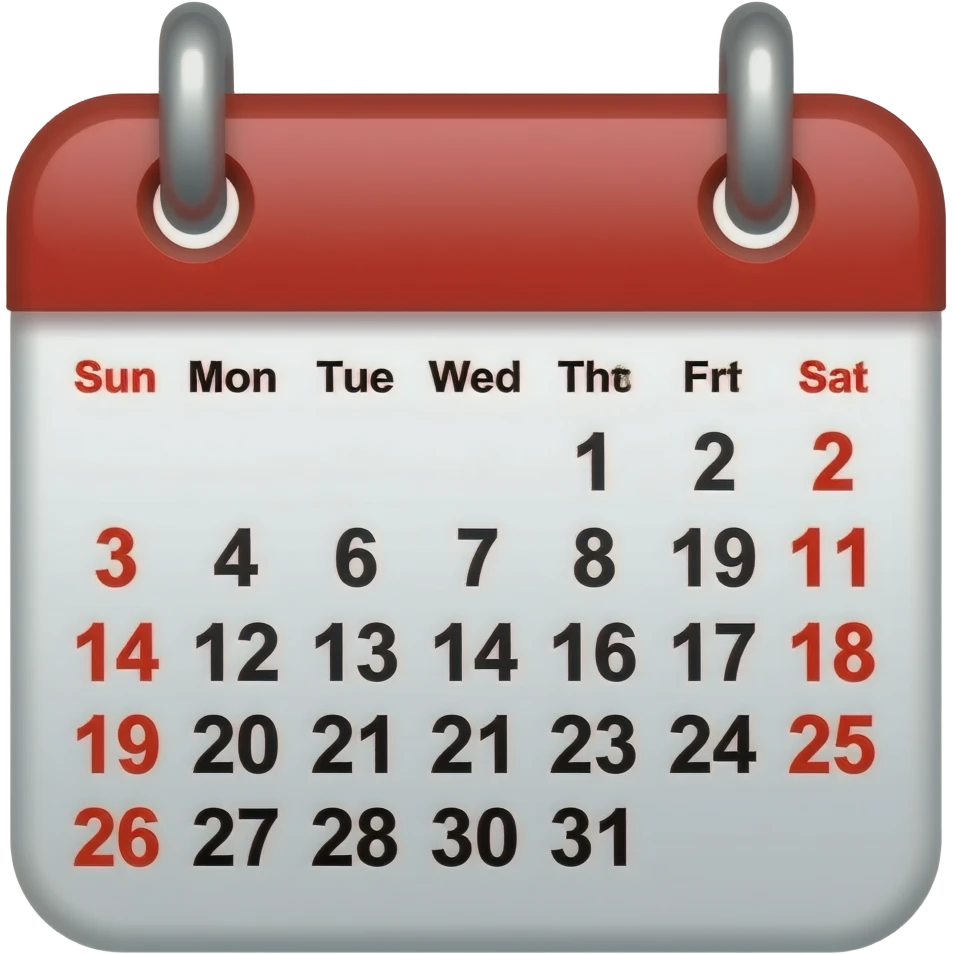 Week emoji