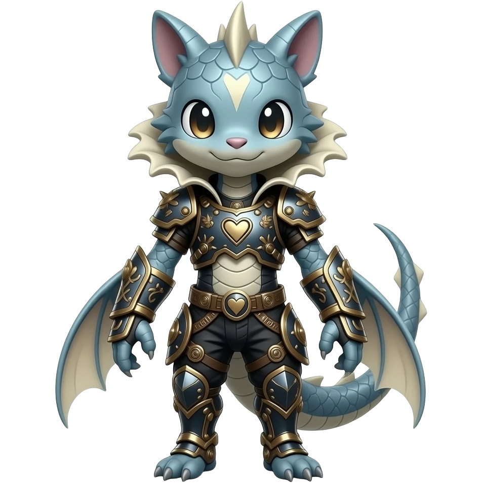 scaly fuzzy finned frilled spunky gothic Realistic tall slim unique original shiny edgy cool steampunk-cyberpunk-solarpunk-fantasy-Absol-Sprigatito-Vaporeon-Manectric-Mudkip-Fakémon-hybrid with tribal chevron heart floral lightning bolt strikes damask paisley markings emoji