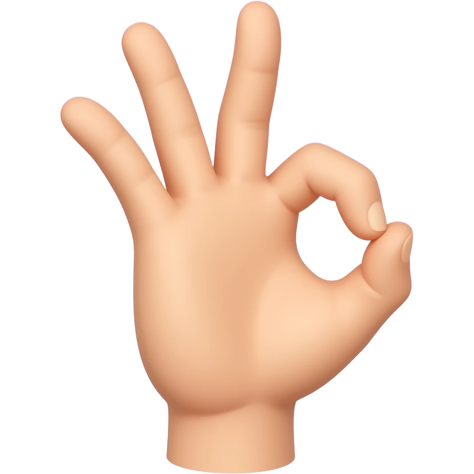 "perfect" hand gesture but pink background emoji