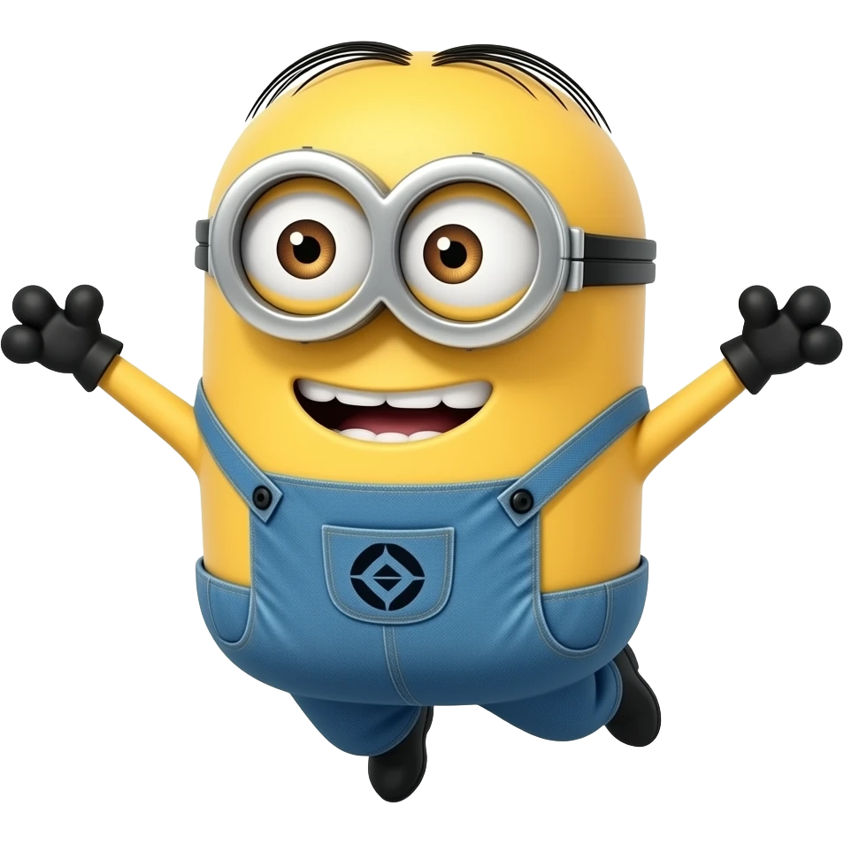 jumping minion emoji