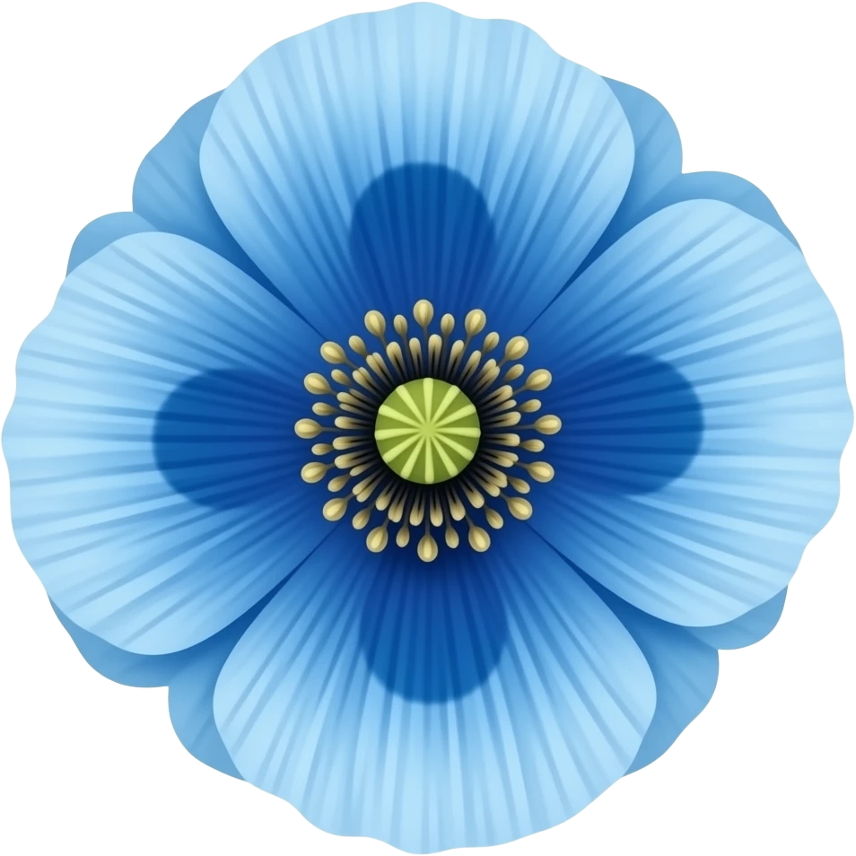 Blue Poppy emoji
