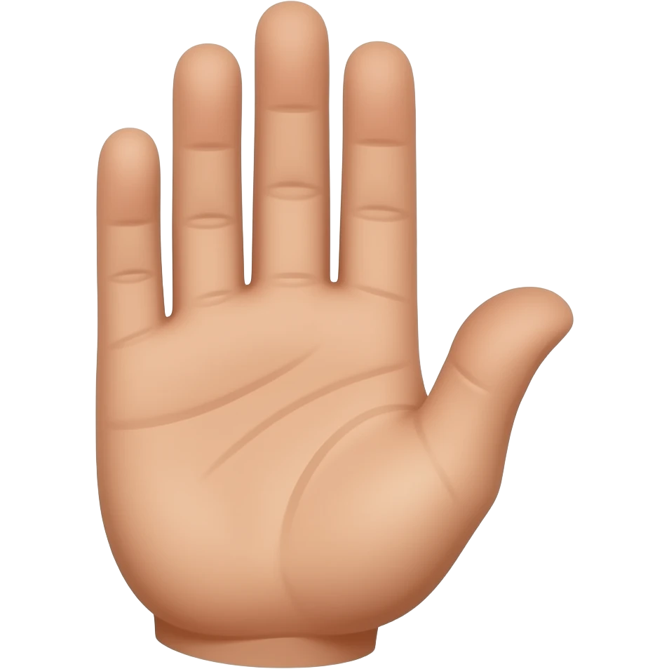 Hand emoji