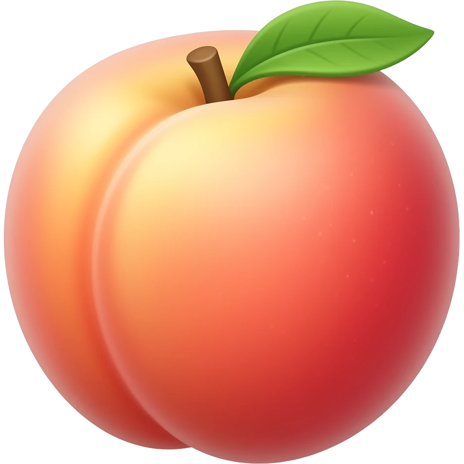 Peach emoji