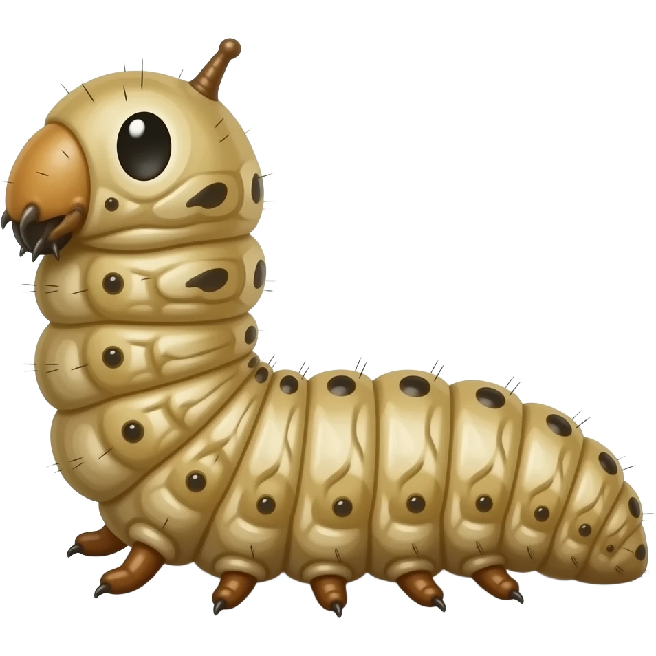 Larvae 12 months old emoji