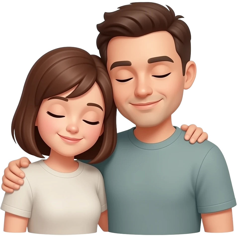 Snuggling emoji