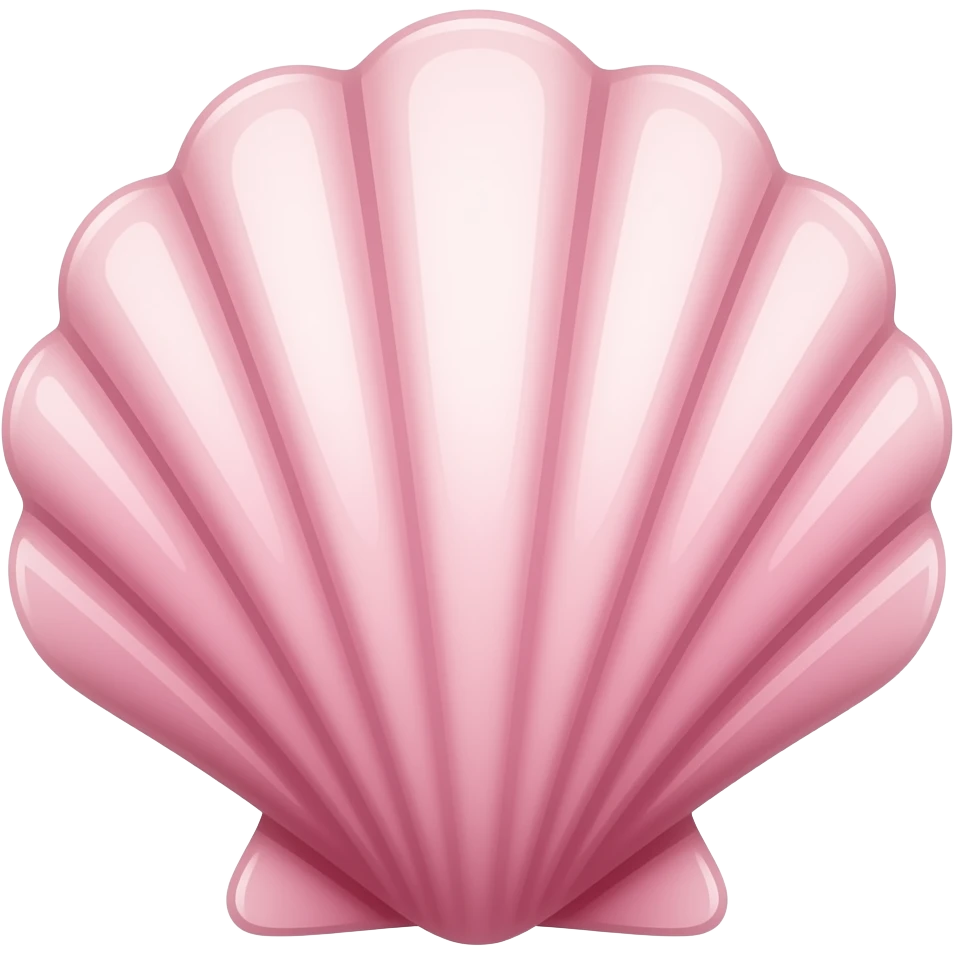 Make a pink seashell emoji